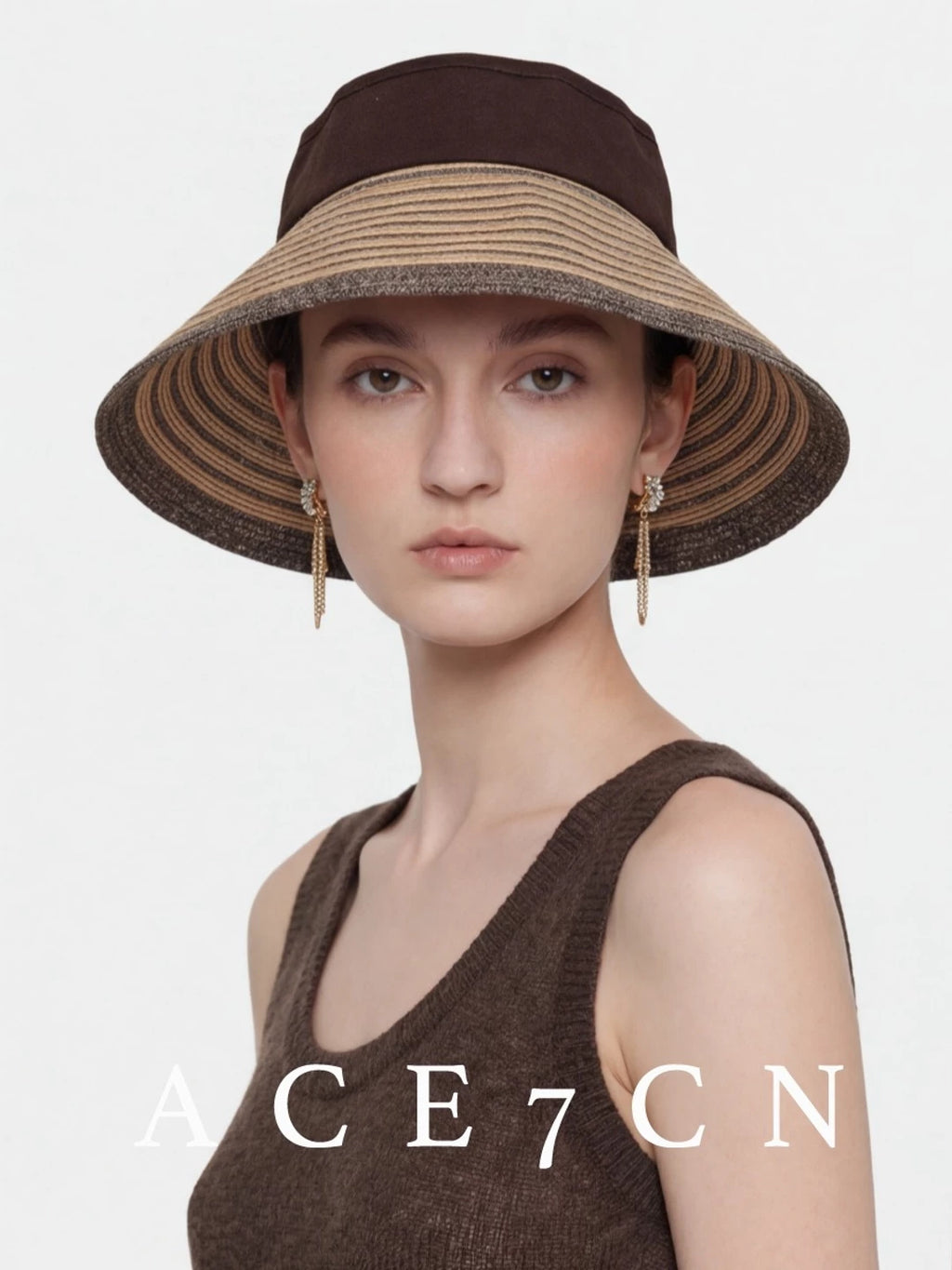 Two-Tone Open-Top Sun Visor — ACE7CN