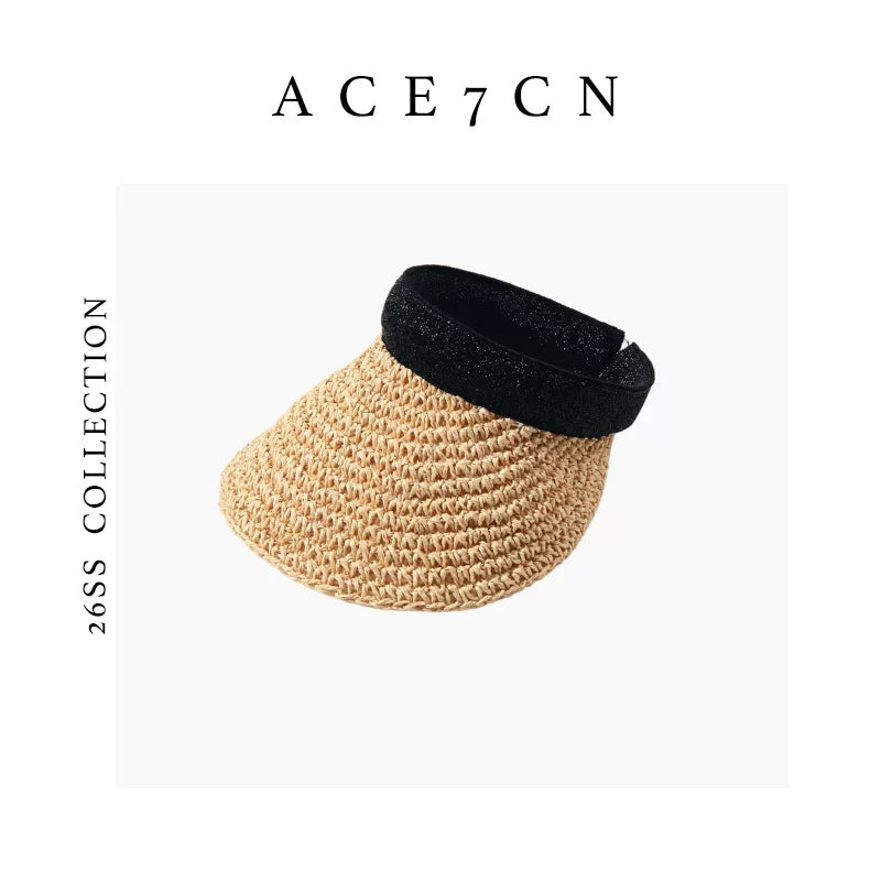 Glitter-Thread Headband Visor — ACE7CN