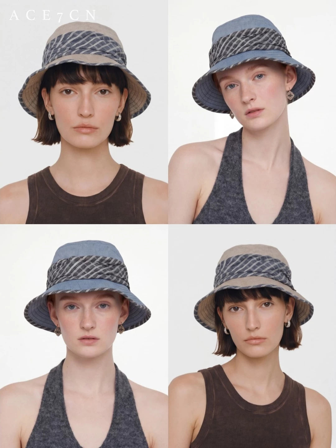Plaid Bucket Hat — ACE7CN
