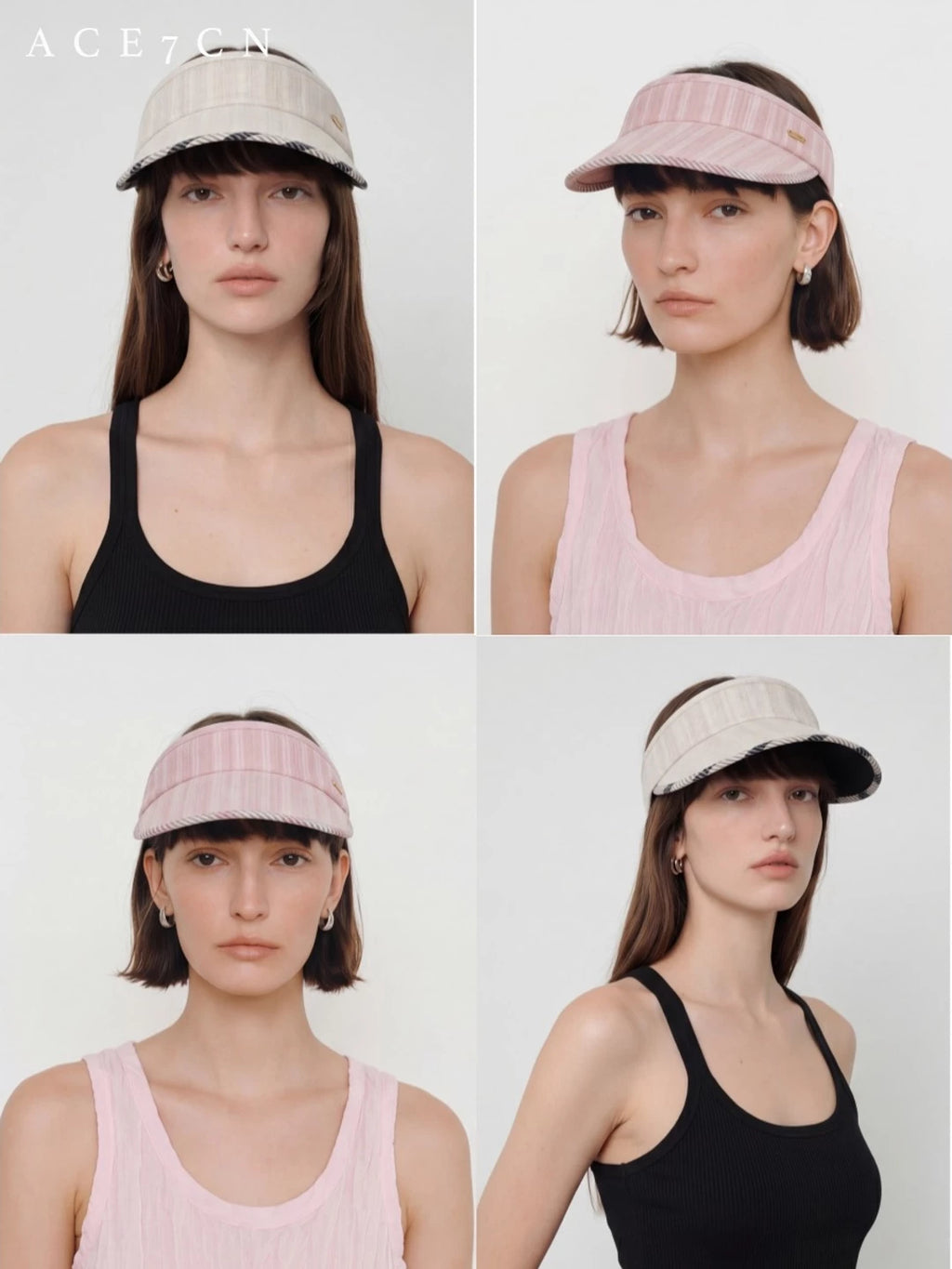 Striped Sun Visor — ACE7CN