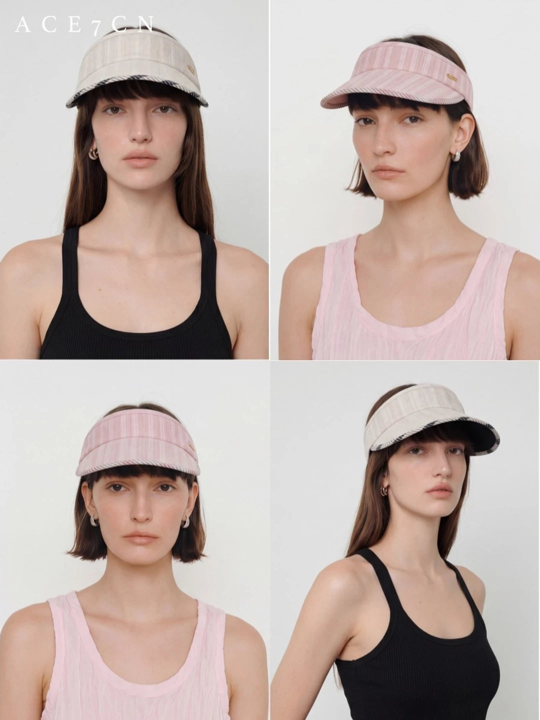 Striped Sun Visor — ACE7CN