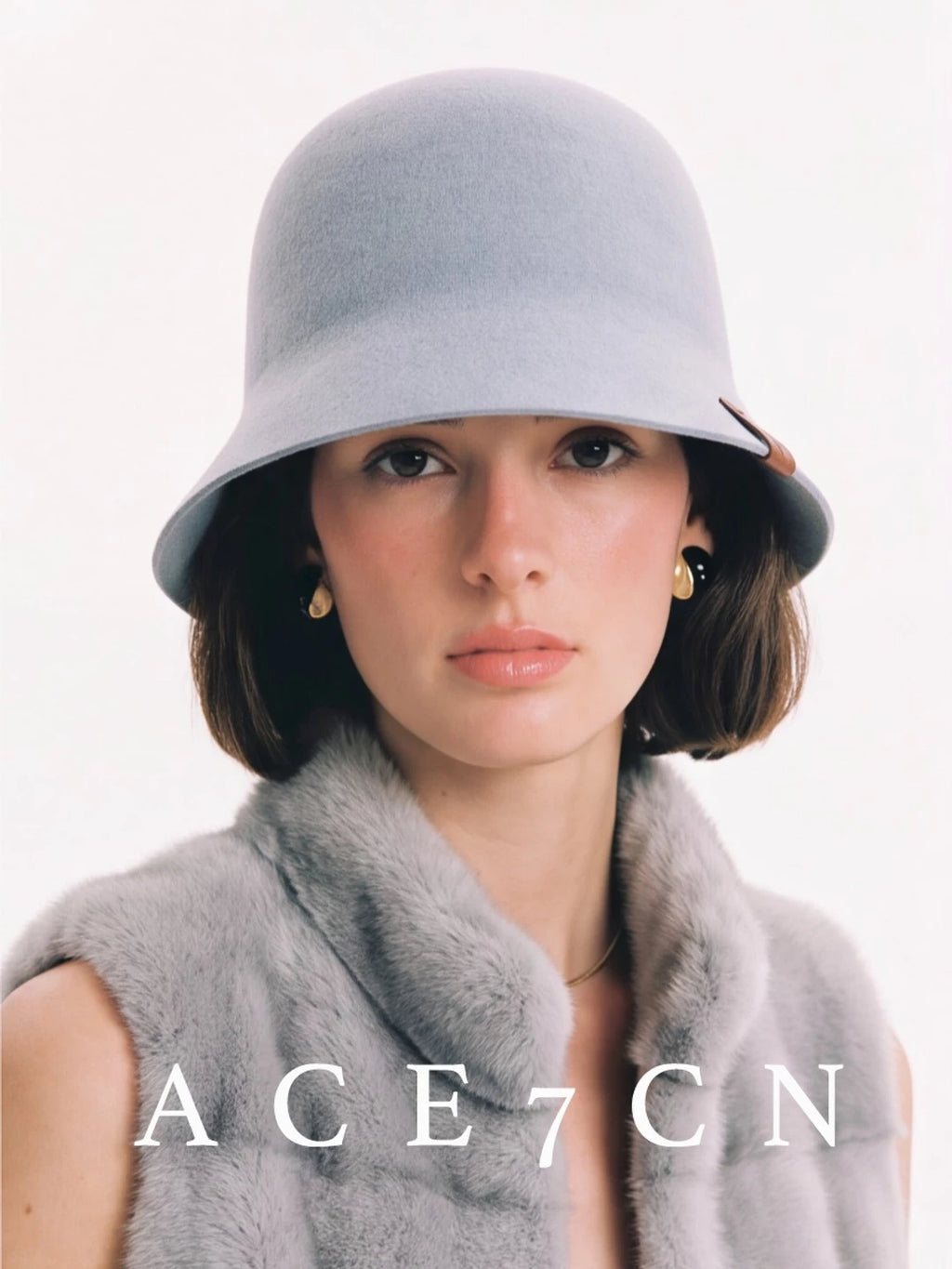 Wool Lampshade Bucket Hat — ACE7CN