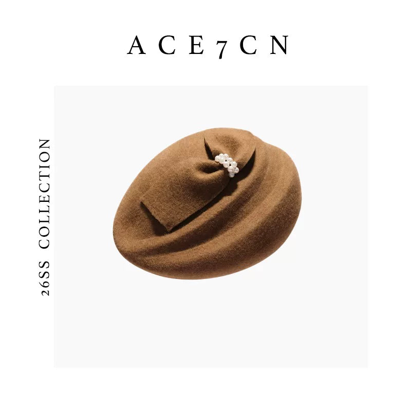 Wool Evening Pillbox Hat — ACE7CN
