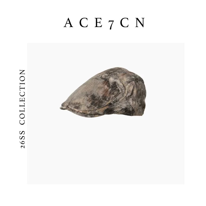 Bronze Metallic Flat Cap — ACE7CN
