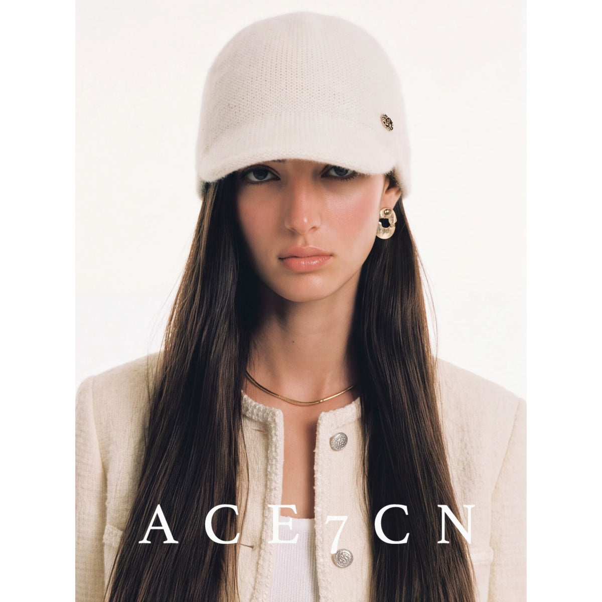 Knit Wool Baseball Cap — ACE7CN