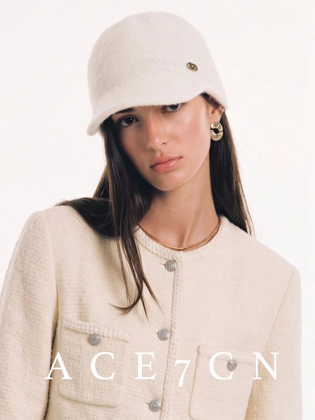 Knit Wool Baseball Cap — ACE7CN