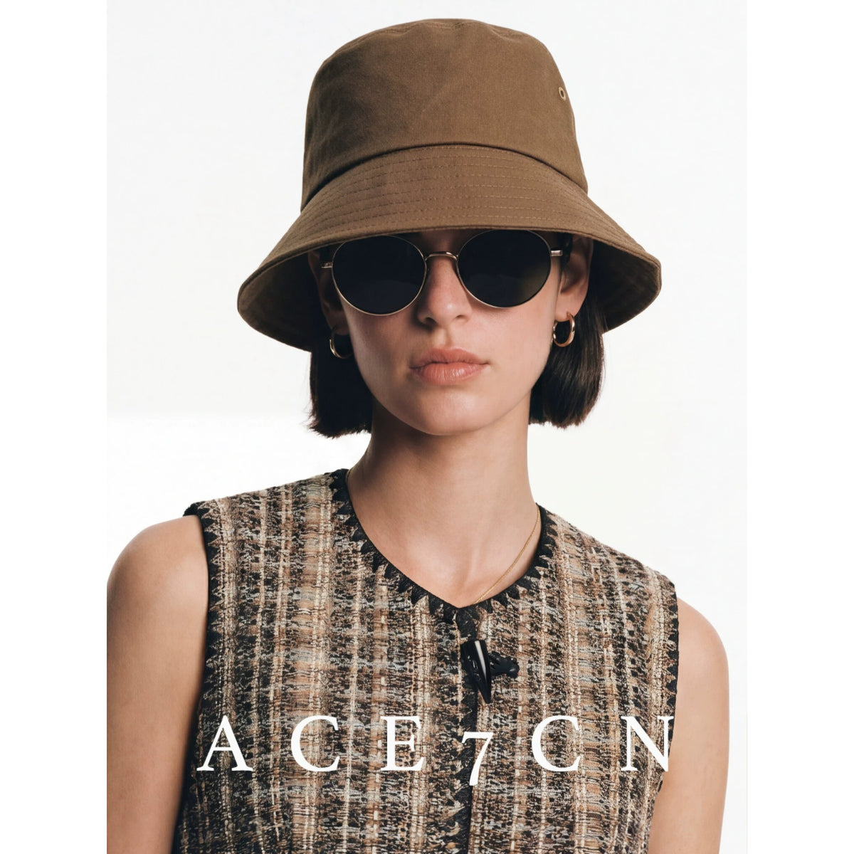 Foldable Plain Bucket Hat — ACE7CN