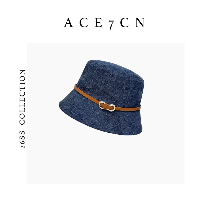 Soft Cotton-Linen Bucket Hat — ACE7CN