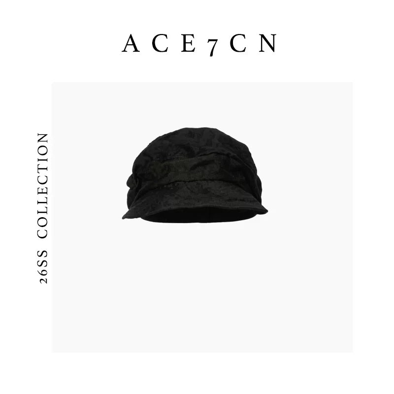 Soft-Crown Tencel Equestrian Cap — ACE7CN
