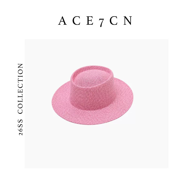 Short-Brim Straw Cowboy Hat — ACE7CN
