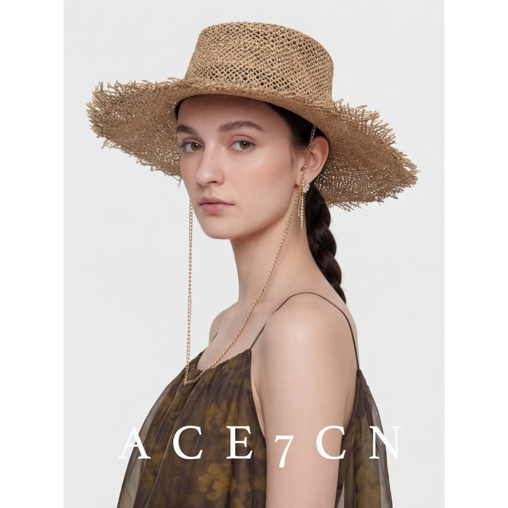 Natural Straw Sun Hat — ACE7CN