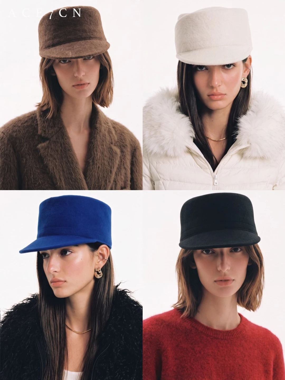 Sculpted Wool Felt Equestrian Cap — ACE7CN