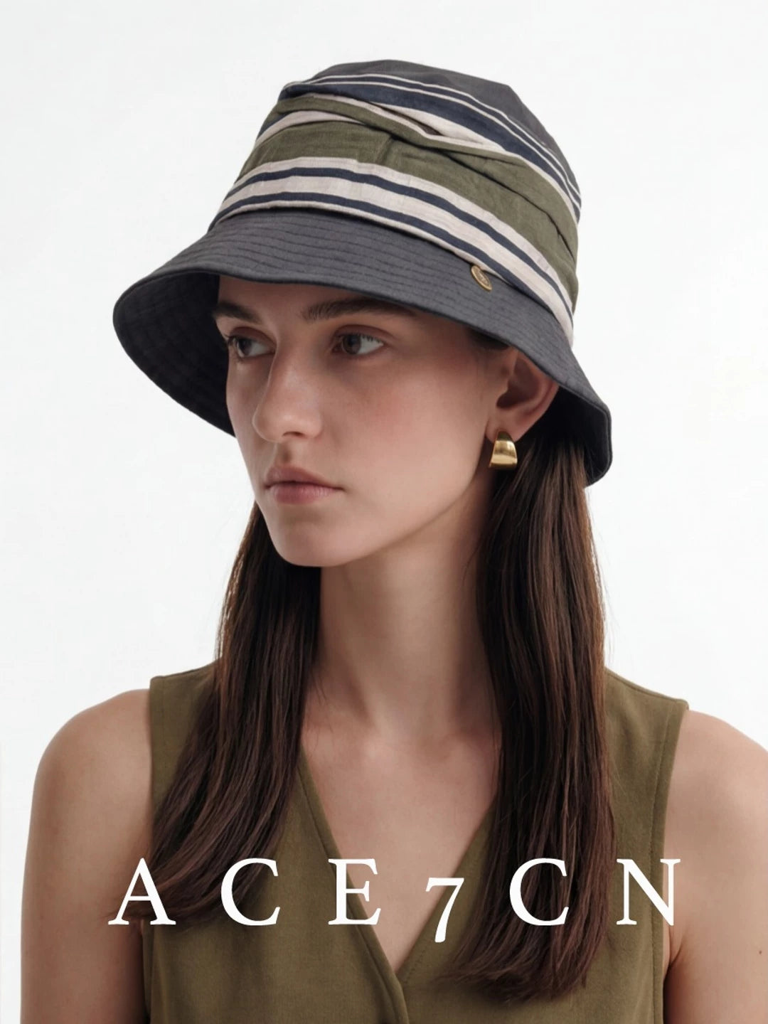 Fine Multi-Stripe Bucket Hat — ACE7CN