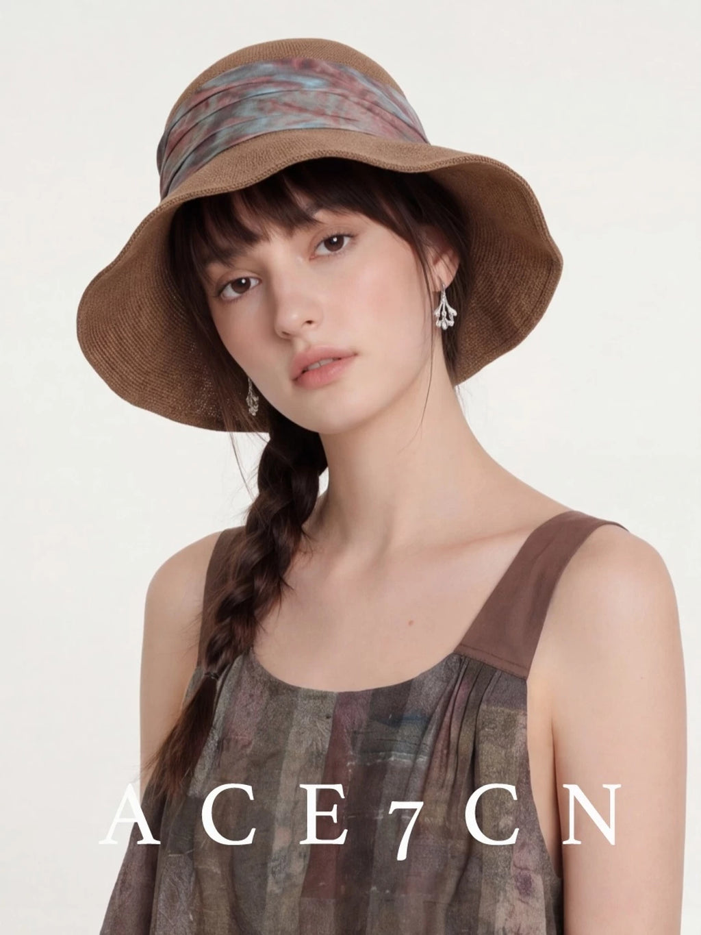 Ink-Wash Band Bucket Hat — ACE7CN