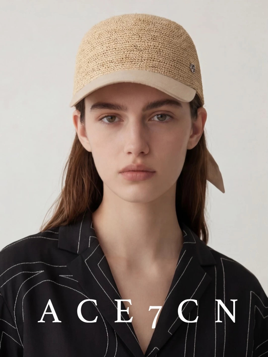 Raffia Baseball Cap — ACE7CN