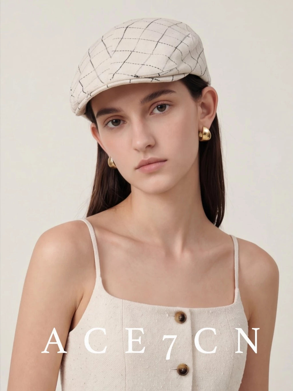 Cotton Flat Cap — ACE7CN