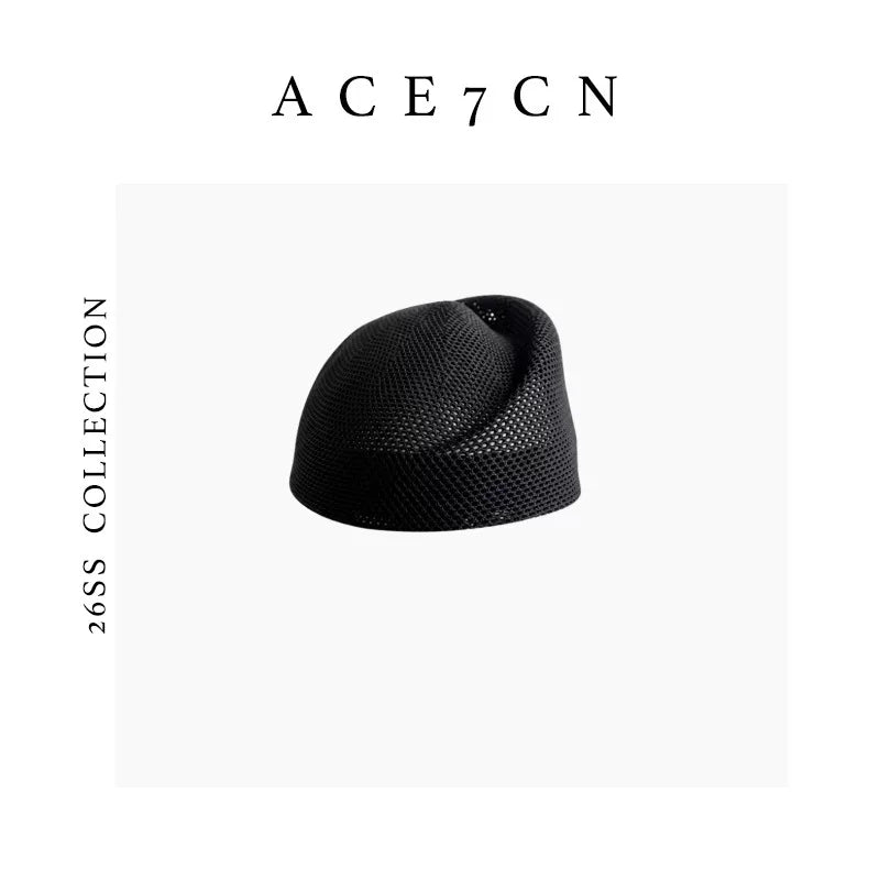 Structured Openwork Pillbox Hat — ACE7CN
