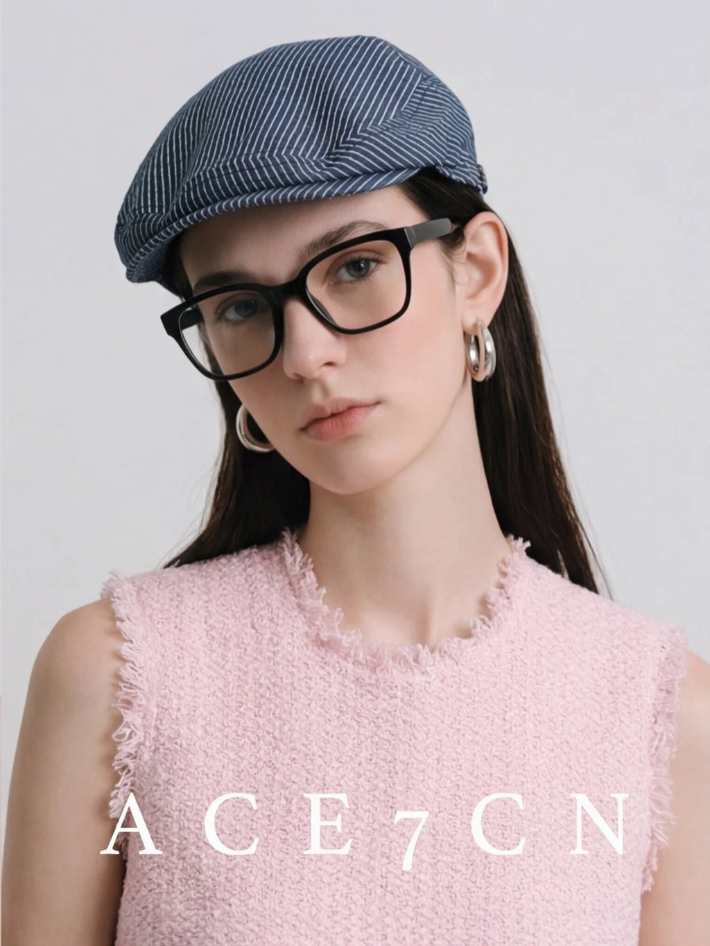 Multicolor Striped Flat Cap — ACE7CN