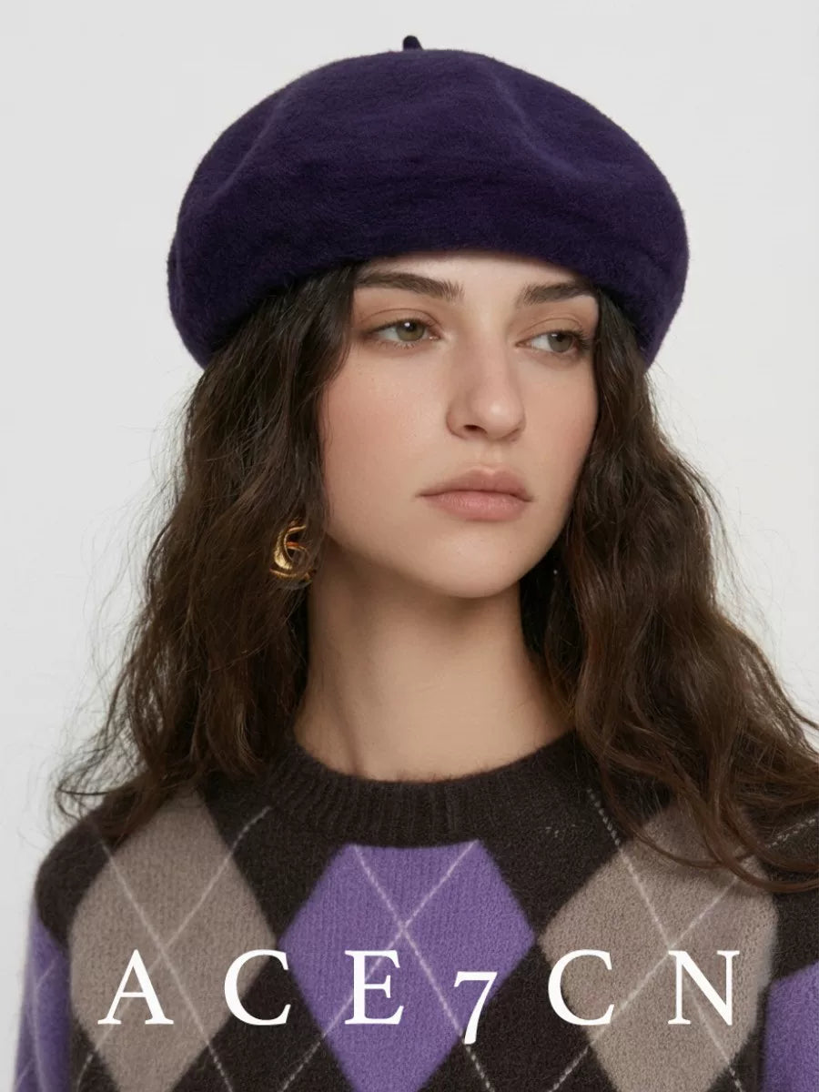 Soft Wool Painter Beret — ACE7CN