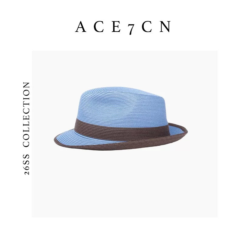 Woven Paper-Straw Sun Hat — ACE7CN