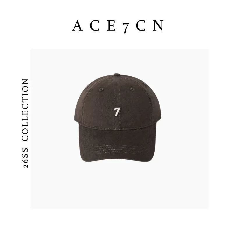Soft-Crown Embroidered Baseball Cap — ACE7CN