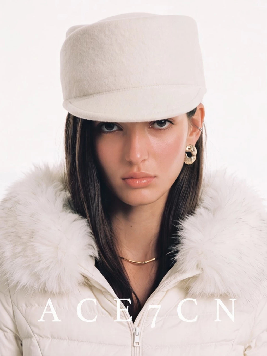 Sculpted Wool Felt Equestrian Cap — ACE7CN