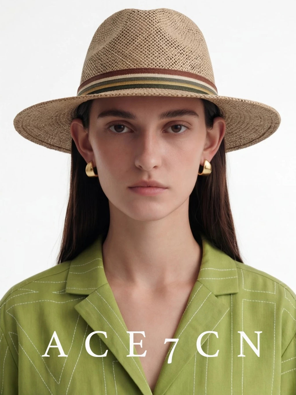 Woven Seagrass Fedora — ACE7CN