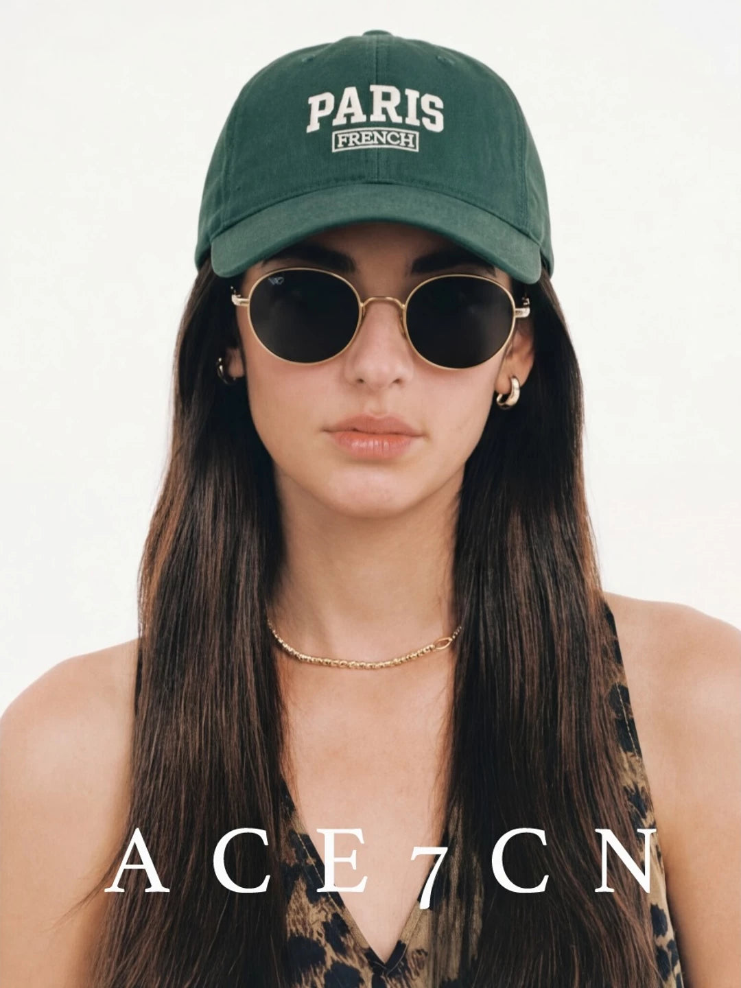 Paris-Embroidered Baseball Cap — ACE7CN