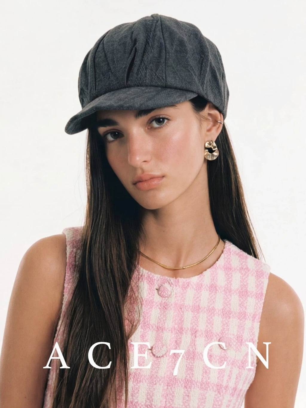 Breathable Linen Newsboy Cap — ACE7CN