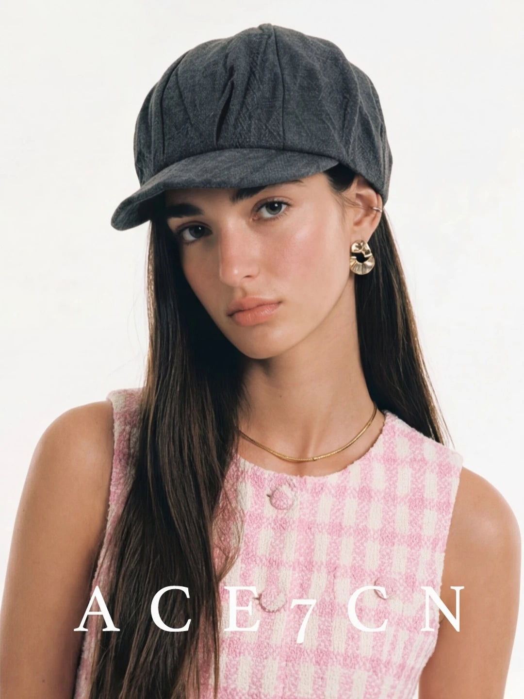 Breathable Linen Newsboy Cap — ACE7CN