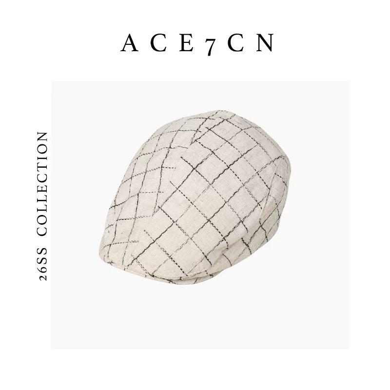 Cotton Flat Cap — ACE7CN