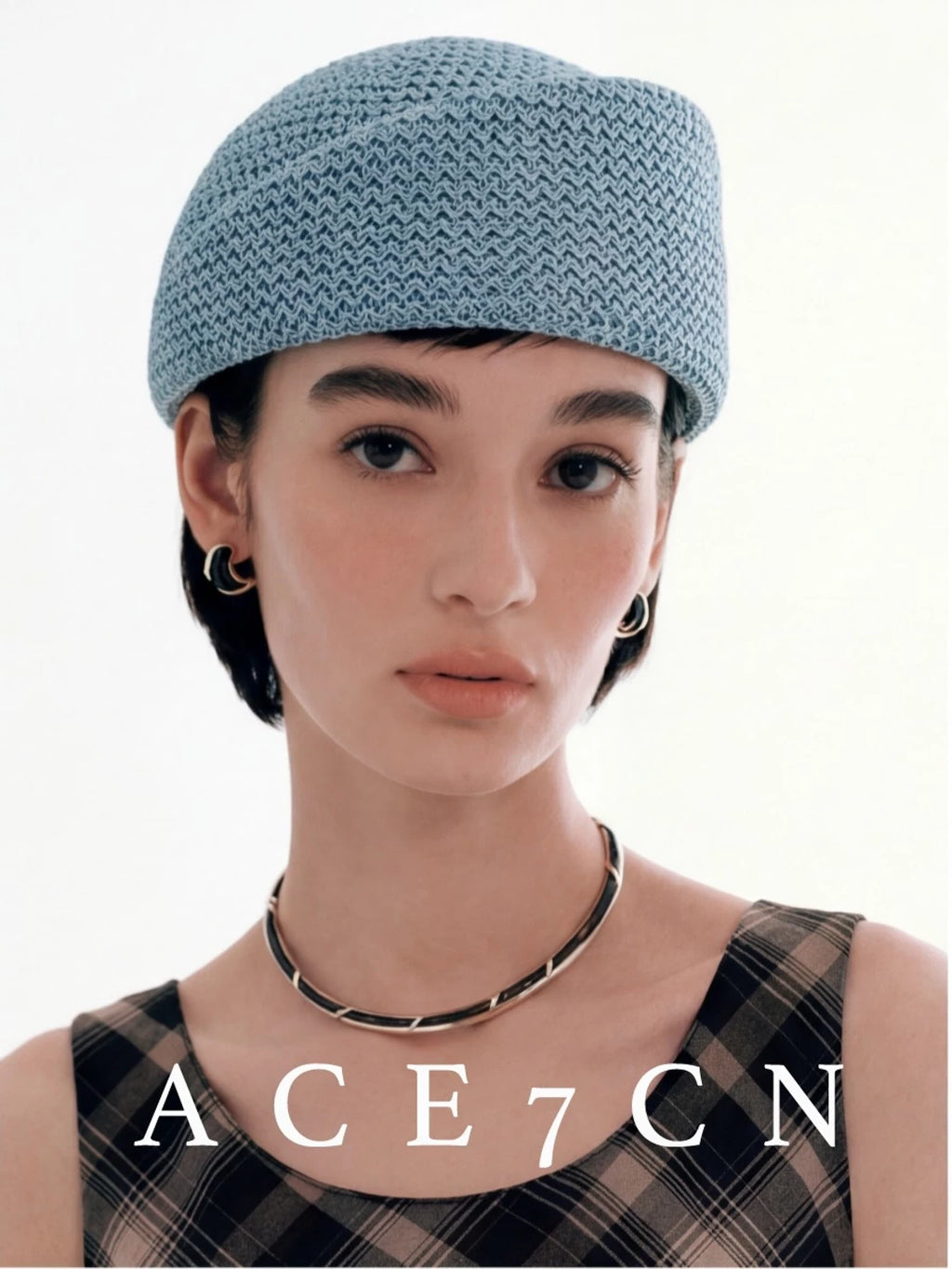 Structured Openwork Pillbox Hat — ACE7CN