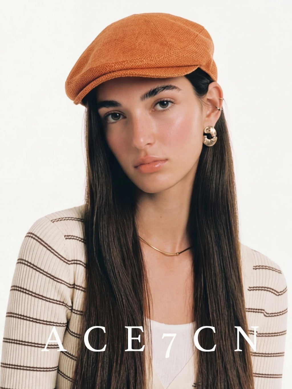 Linen Flat Cap — ACE7CN