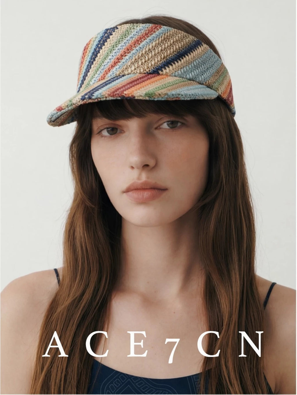 Hand-Woven Straw Headband Visor — ACE7CN