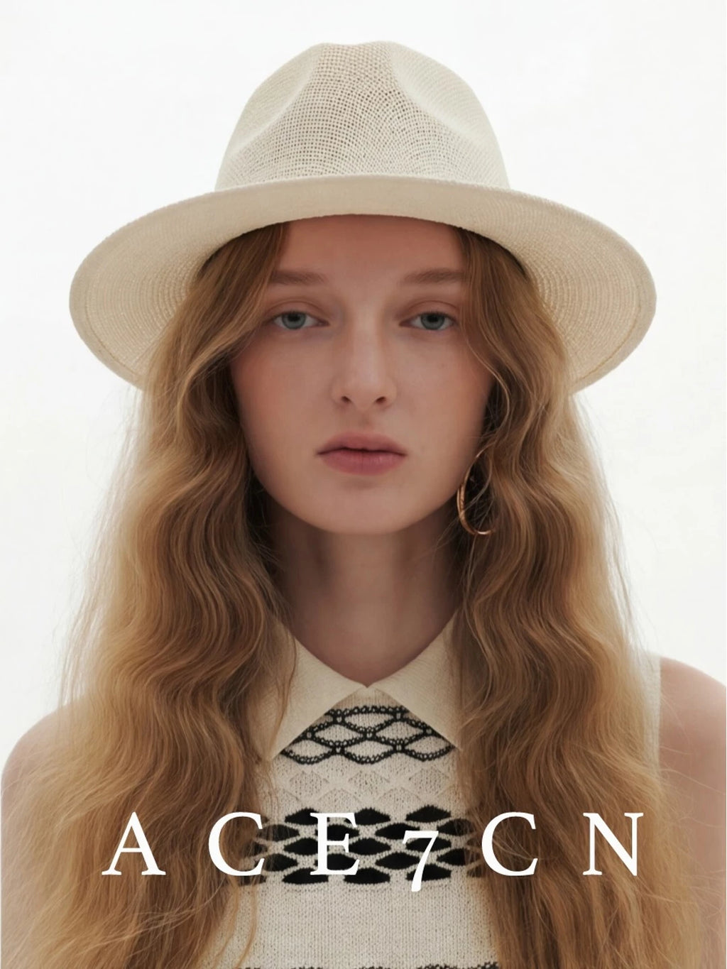 Minimal Straw Fedora — ACE7CN