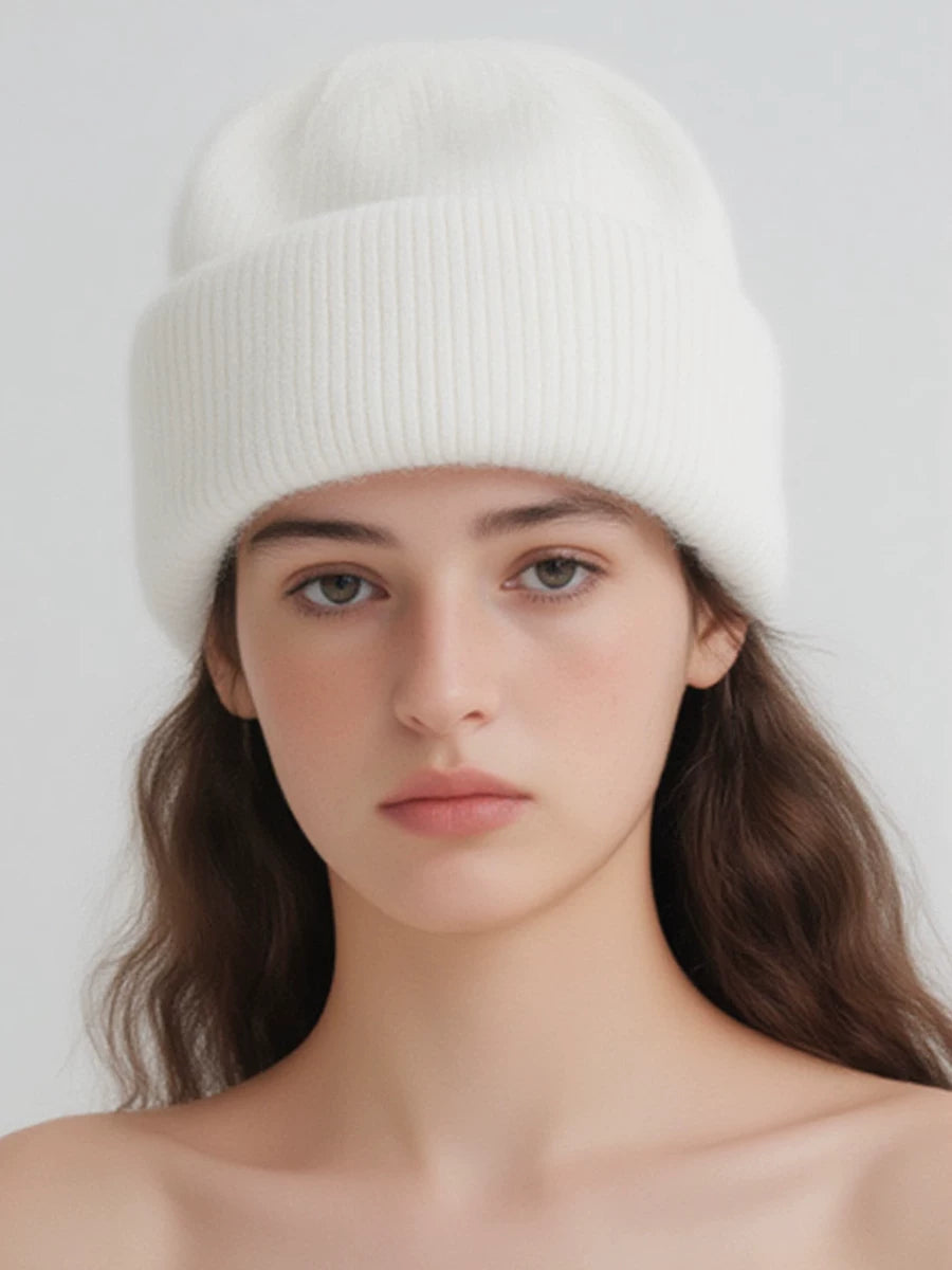 Muted-Pastel Ear-Flap Beanie — ACE7CN