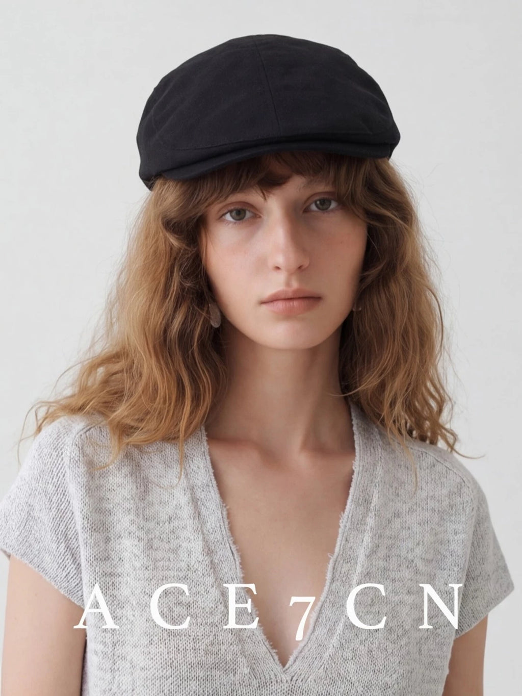 Cotton Flat Cap — ACE7CN