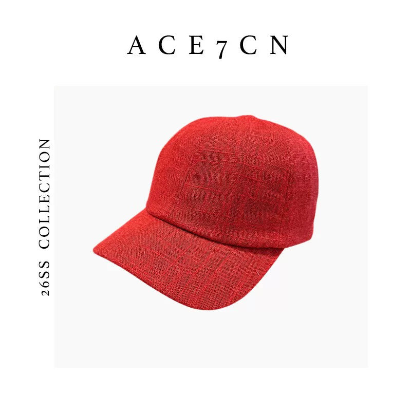 Linen Riding Cap — ACE7CN