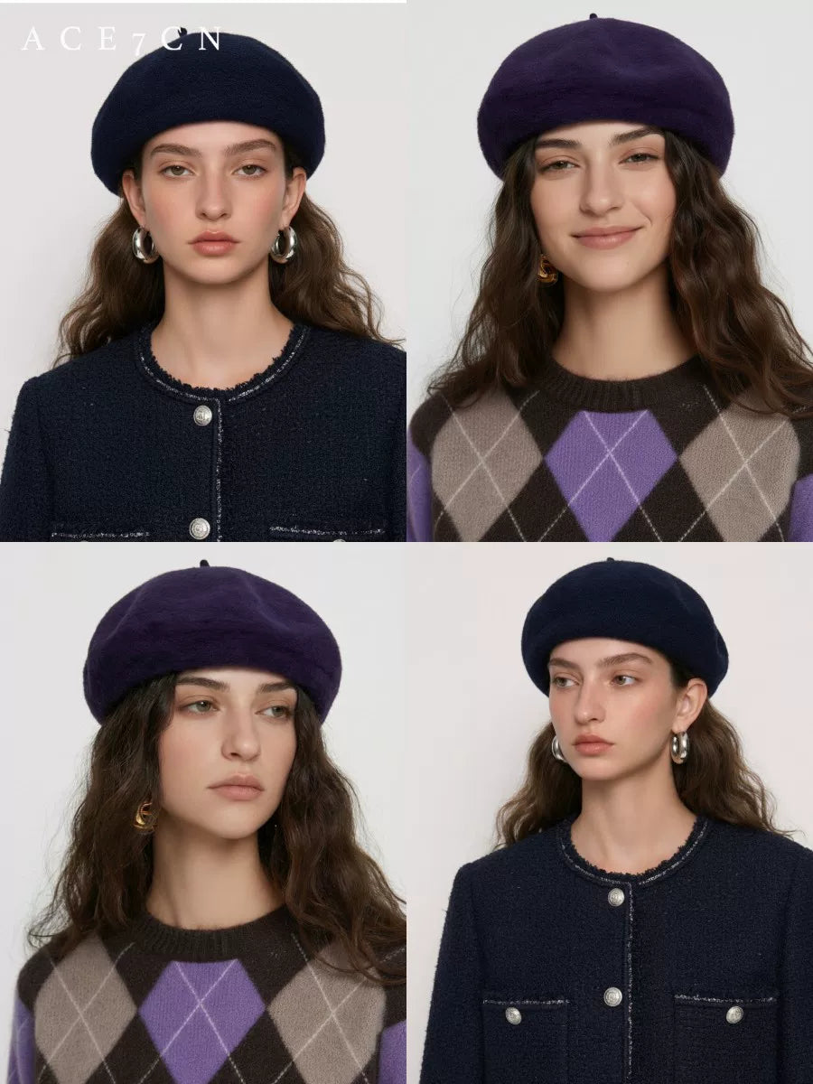Soft Wool Painter Beret — ACE7CN