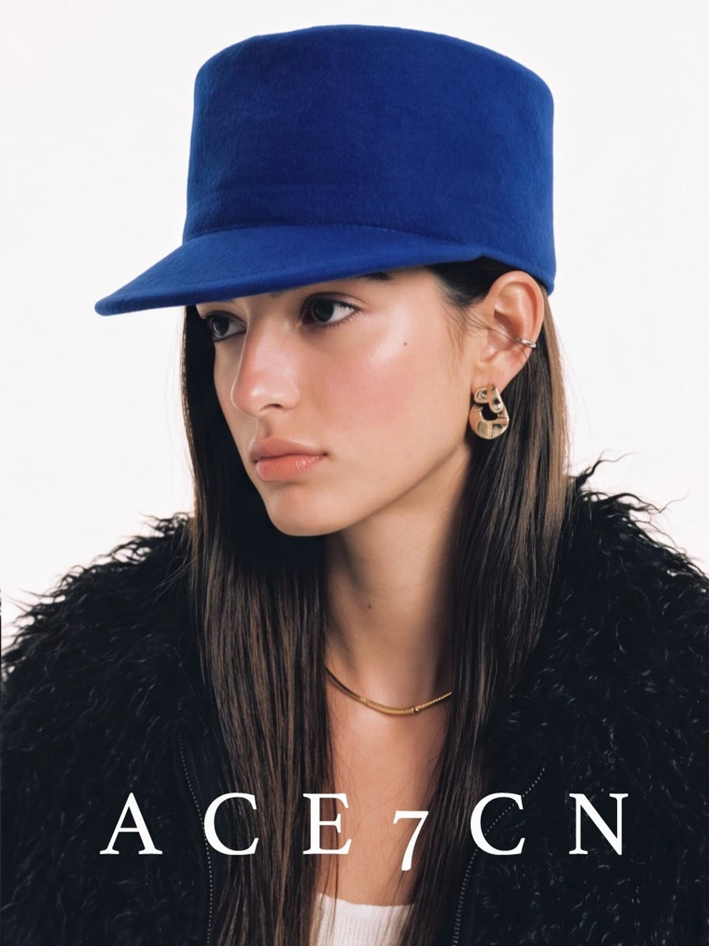 Sculpted Wool Felt Equestrian Cap — ACE7CN