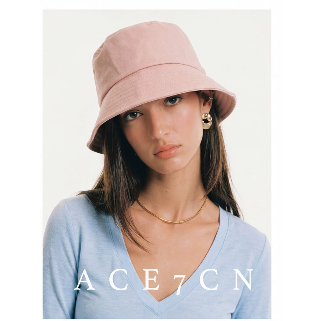 Foldable Plain Bucket Hat — ACE7CN