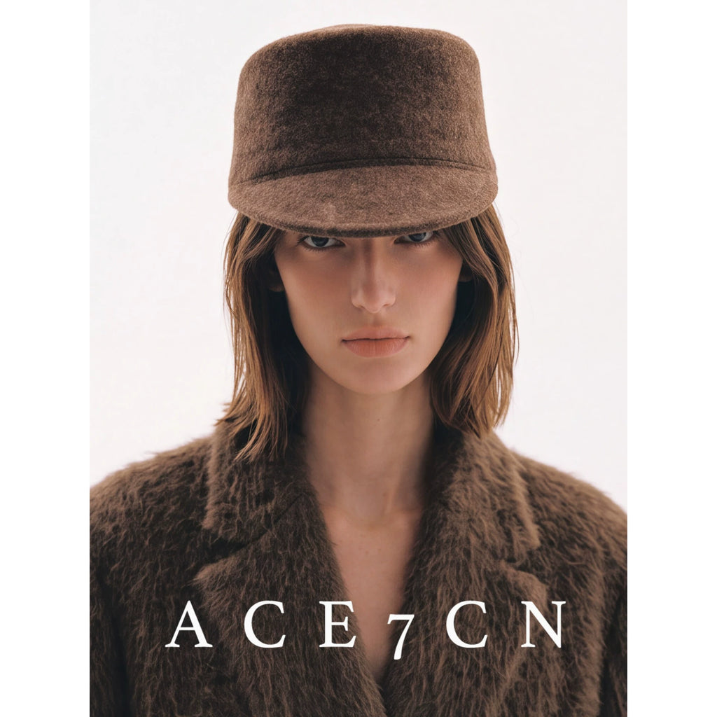 Sculpted Wool Felt Equestrian Cap — ACE7CN