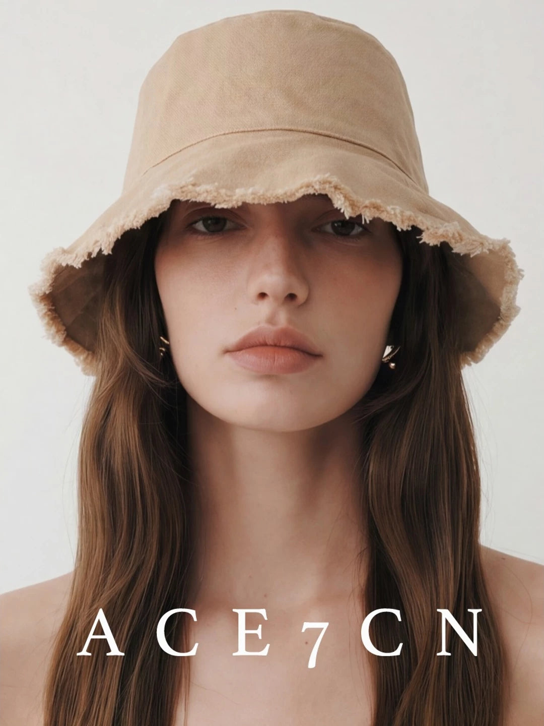 Lightweight Cotton Lampshade Bucket Hat — ACE7CN