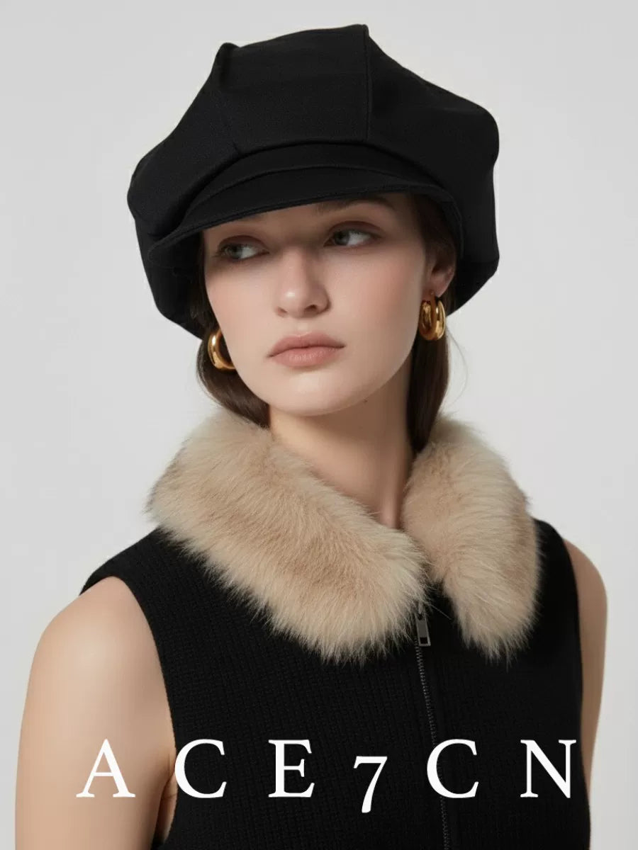 Octagonal Newsboy Cap — ACE7CN