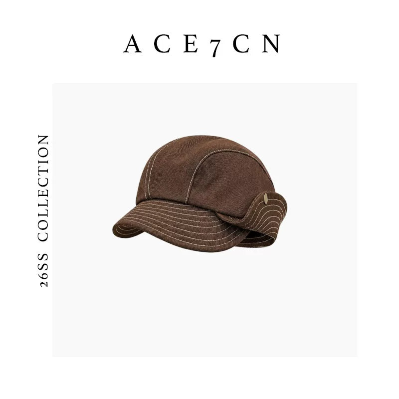 Roll-Brim Denim Bucket Hat — ACE7CN