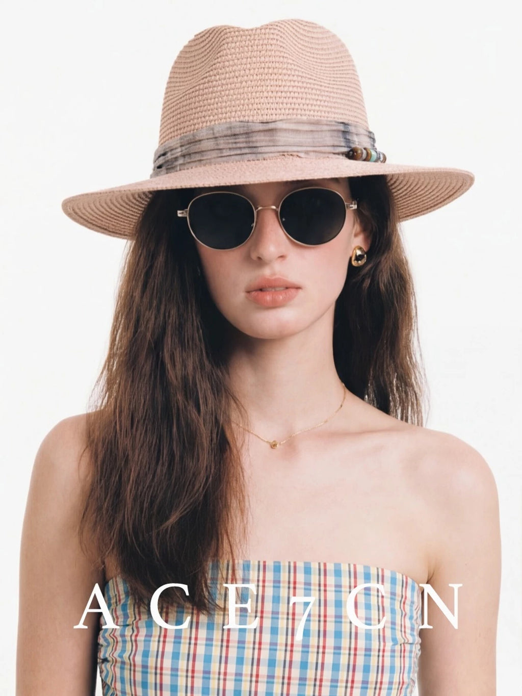 Ink-Wash Ribbon Western Fedora — ACE7CN