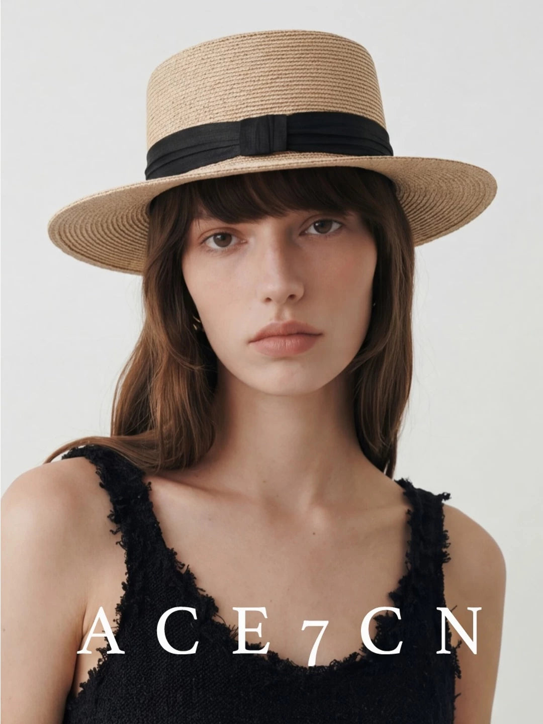 Plant-Fibre Raffia Fedora — ACE7CN