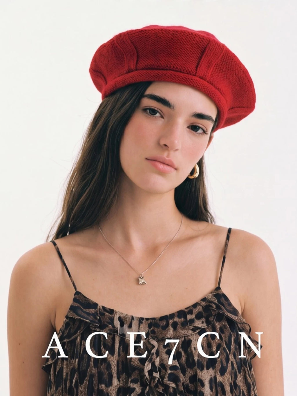 Soft Wool Knit Beret — ACE7CN