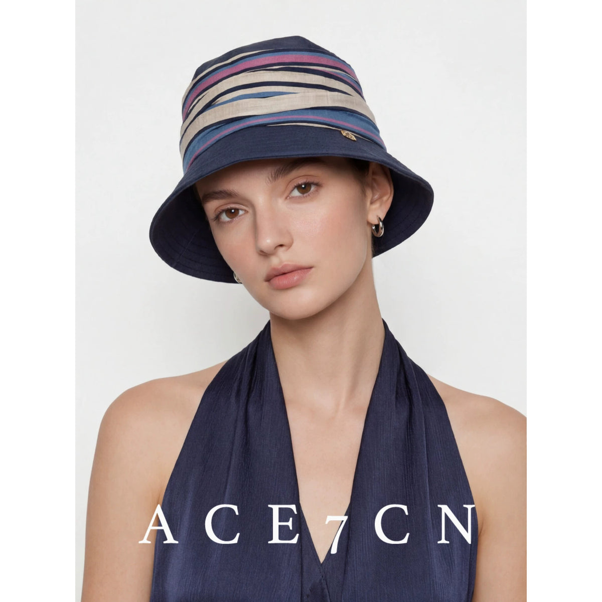 Fine Multi-Stripe Bucket Hat — ACE7CN