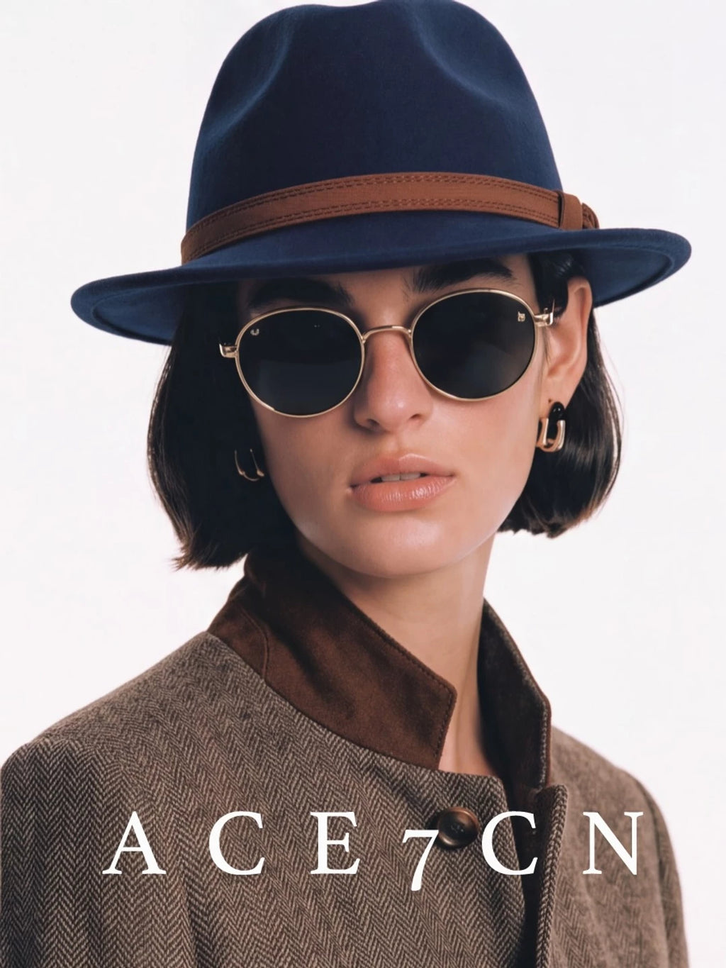 Belt-Buckle Western Panama Hat — ACE7CN